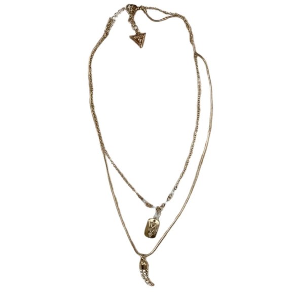 Guess Jewelry - GUESS Two Strand Necklace